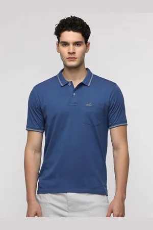 Crocodile Men Solid Polo Collar Cotton Slim Fit T-Shirt