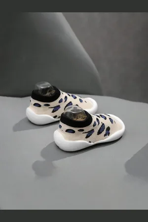 Neska Moda Unisex Kids Printed Cotton Booties