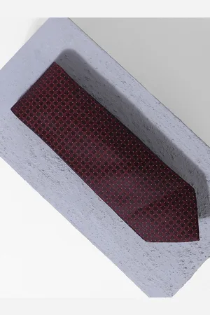 Louis Philippe Men Woven Design Skinny Tie