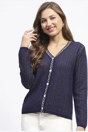 MADAME Women Cardigan with Embellished Detail