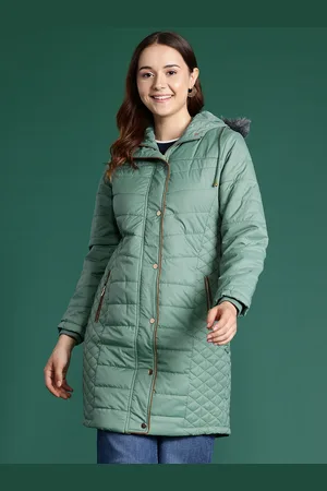 DressBerry Longline Hooded Quilted Parka Jacket