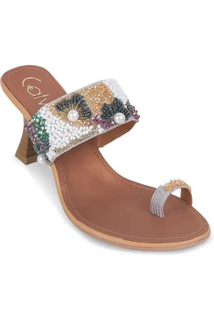 Catwalk Embellished Kitten Sandals