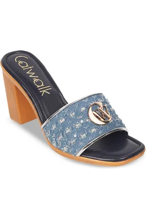 Catwalk Women Embellished Open Toe Block Heeled Sandals