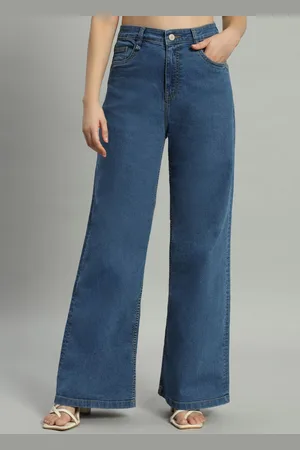 Guti Women Wide Leg High-Rise Stretchable Jeans