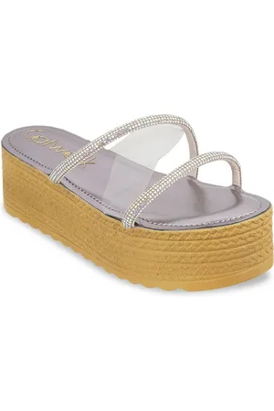 Catwalk Women PU Flatform Heels Sandals