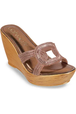 Catwalk Embellished Wedge Sandals