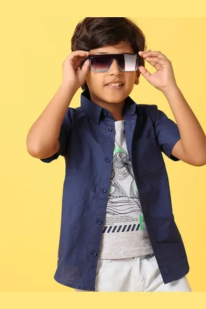 V-Mart Boys Classic Opaque Casual Shirt