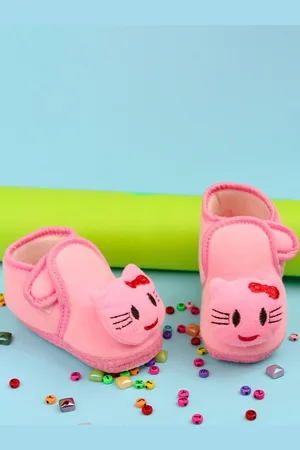 Neska Moda Unisex Kids Cotton Booties