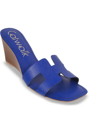 Catwalk Leather Wedge Sandals