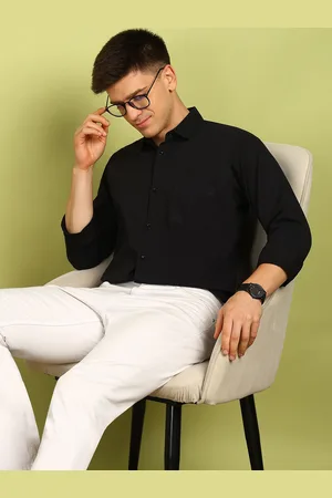 FUBAR Men Slim Fit Opaque Casual Shirt