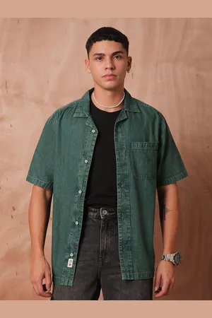 Roadster The Lifestyle Co Relaxed Fit Denim Casual Shirts