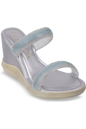 Catwalk Women Woven Design Wedge Heels Sandals