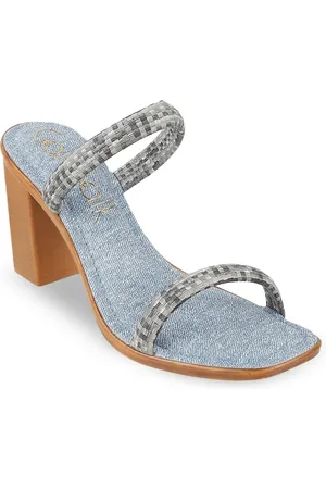 Catwalk Women Woven Design Block Heeled Sandals