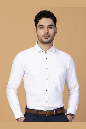 Berkshire Men Comfort Slim Fit Opaque Formal Shirt