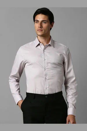 Louis Philippe Men Slim Fit Opaque Formal Shirt
