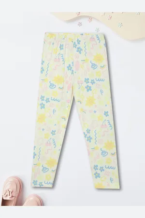 Max Collection Girls Printed Ankle-Length Leggings