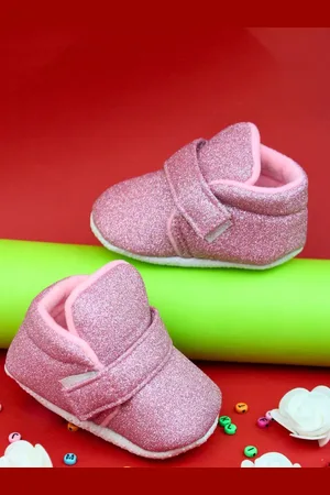 Neska Moda Unisex Kids Cotton Booties