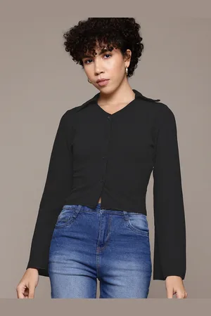 Roadster The Lifestyle Co. Self-Design Shirt Style Top