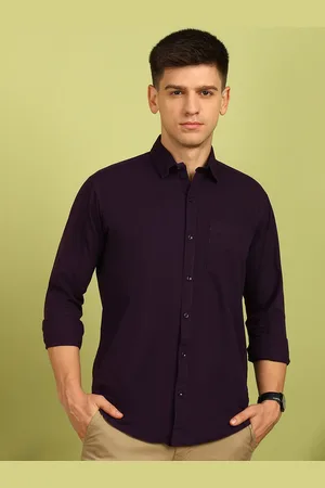 FUBAR Men Slim Fit Opaque Casual Shirt