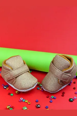 Neska Moda Unisex Kids Cotton Booties