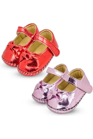 BAESD Girls Pack Of 2 Booties With Bow
