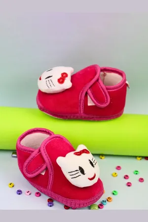 Neska Moda Unisex Kids Cotton Booties