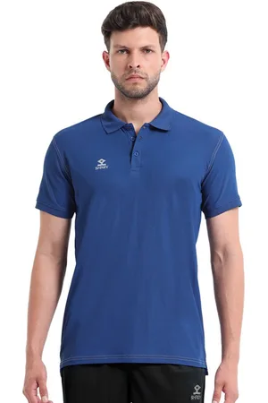 Shrey Men Solid Polo Collar T-Shirt