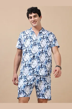 Bushirt Printed Shirt & Shorts Co-Ords Set
