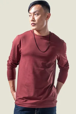 DaMENSCH Ultra Soft Supima Cotton Blend Anti Fade Colours Constant Full Sleeve T Shirt