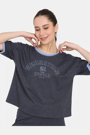 Zivame Print Cotton Boxy Top