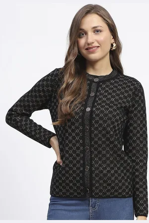 MADAME Women Printed Cardigan