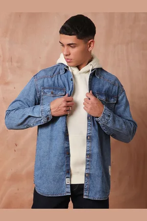 Roadster The Lifestyle Co Relaxed Fit Denim Shirts