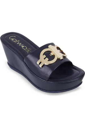 Catwalk Women Open Toe Wedge Heeled Sandals