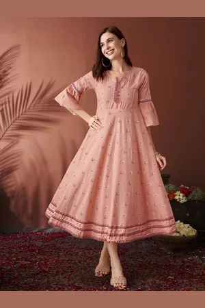 Anouk Floral A-Line Maxi Dress