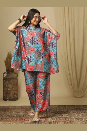 Globus Printed Short Sleeve Kaftan Top & Trouser Co-Ords