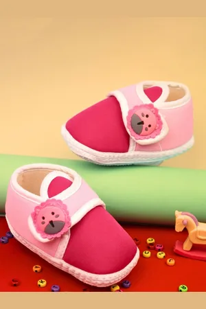 Neska Moda Unisex Kids Cotton Booties