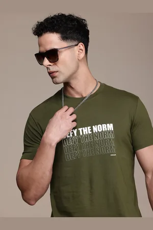 French Connection Men Typography Printed Pure Cotton Bio Finish T-shirt