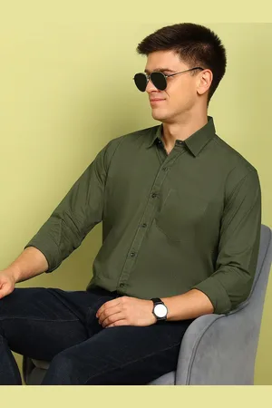 FUBAR Men Slim Fit Opaque Casual Shirt