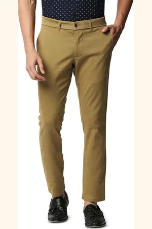 Basics Men Tapered Fit Mid-Rise Cotton Chinos
