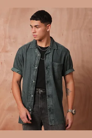 Roadster The Lifestyle Co Relaxed Fit Denim Casual Shirts