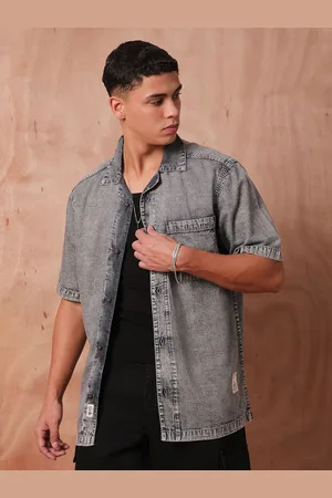 Roadster The Lifestyle Co Relaxed Fit Denim Casual Shirts