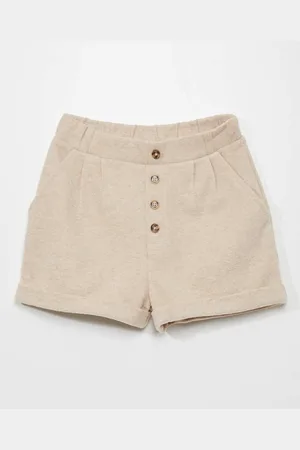 KIABI Girls Mid-Rise Regular Fit Shorts