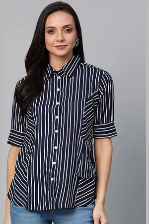 Kalini Women Opaque Striped Casual Shirt