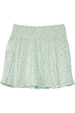 KIABI Girls Printed A-Line Mini Skirt