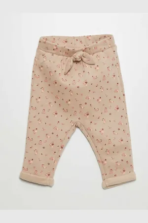 KIABI Girls Conversational Printed Regular Fit Trousers