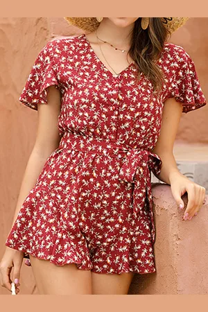 HERE&NOW Women Printed Playsuit