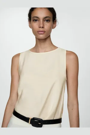 MANGO Sleeveless Regular Top