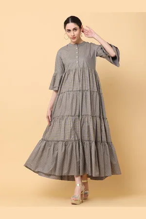 all about you Print Bell Sleeve Maxi Dress