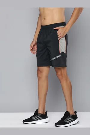 HRX Men Colourblocked Training or Gym Rapid-Dry Sports Shorts