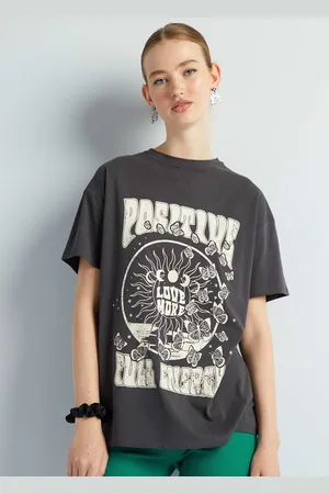 KIABI Women Typography Printed T-shirt